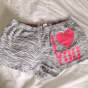 Victoria’s Secret PINK Zebra Print Shorts